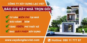 Báo giá xây nhà trọn gói năm 2021