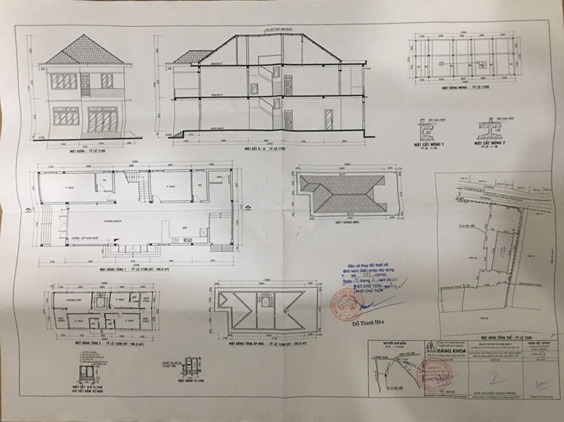 Bản vẽ xin phép xây dựng