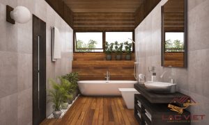 Chọn đúng loại sàn gỗ dành cho phòng tắm