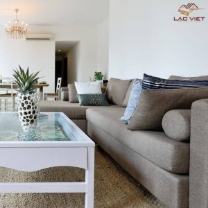 Sofa chữ L đem tới trải nghiệm thân mật trong gia đình