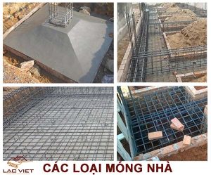 Các loại móng nhà phổ biến