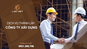 Thành lập công ty xây dựng